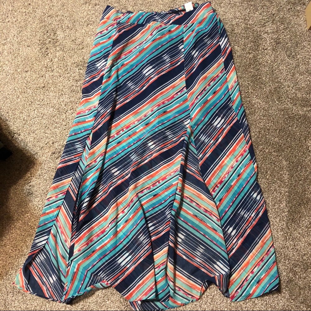 Maurices Sheer Maxi Skirt, Size L